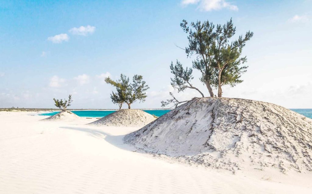 Plage de sable blanc à Madagascar