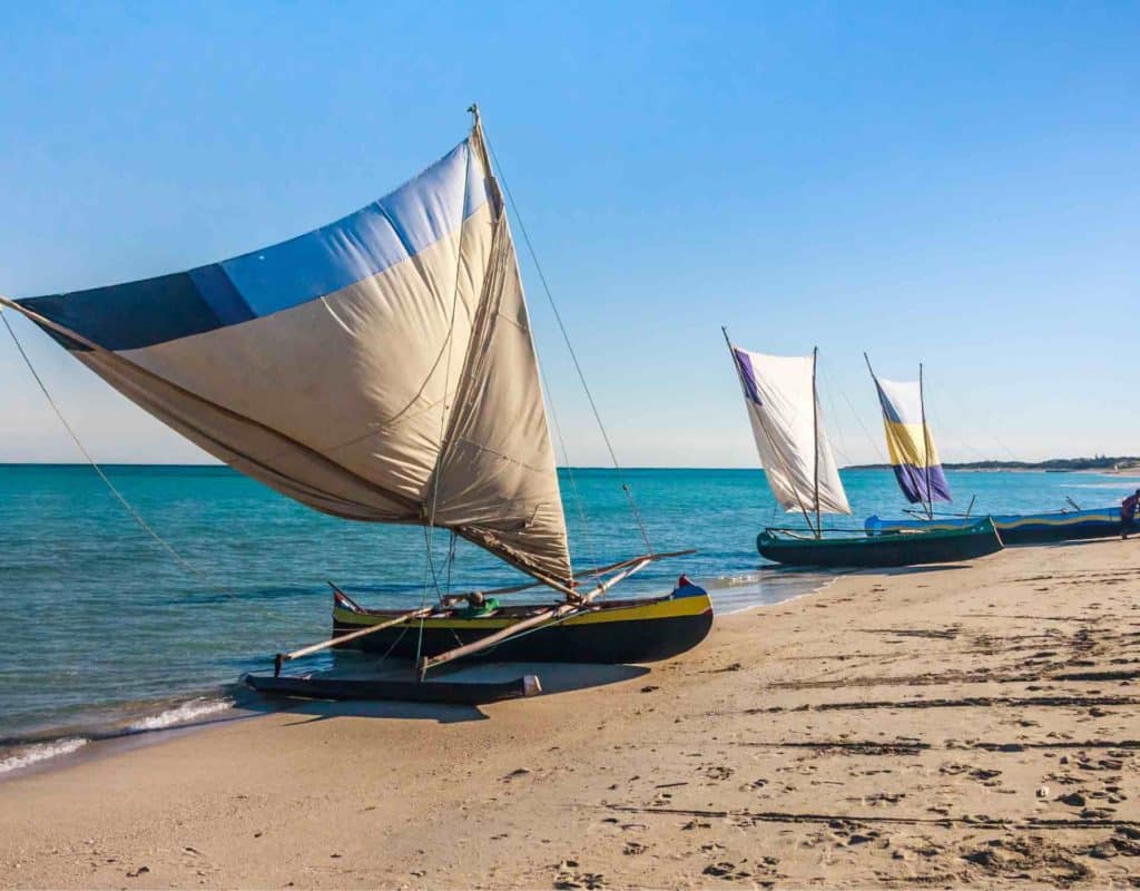 Bateaux de pêcheur à Madagascar