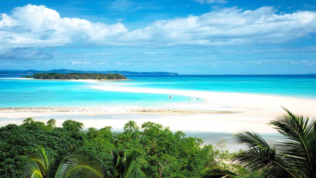 Plage paradisiaque à Madagascar